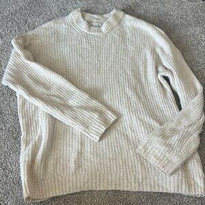 American Eagle Oversized cream sweater - XS